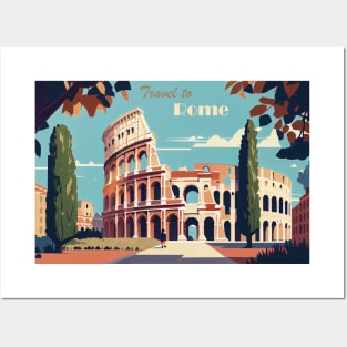 Coliseum, Rome, Italy Posters and Art